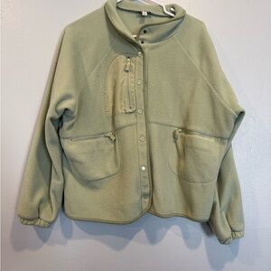 Liv & Lottie Light Green Fleece Jacket